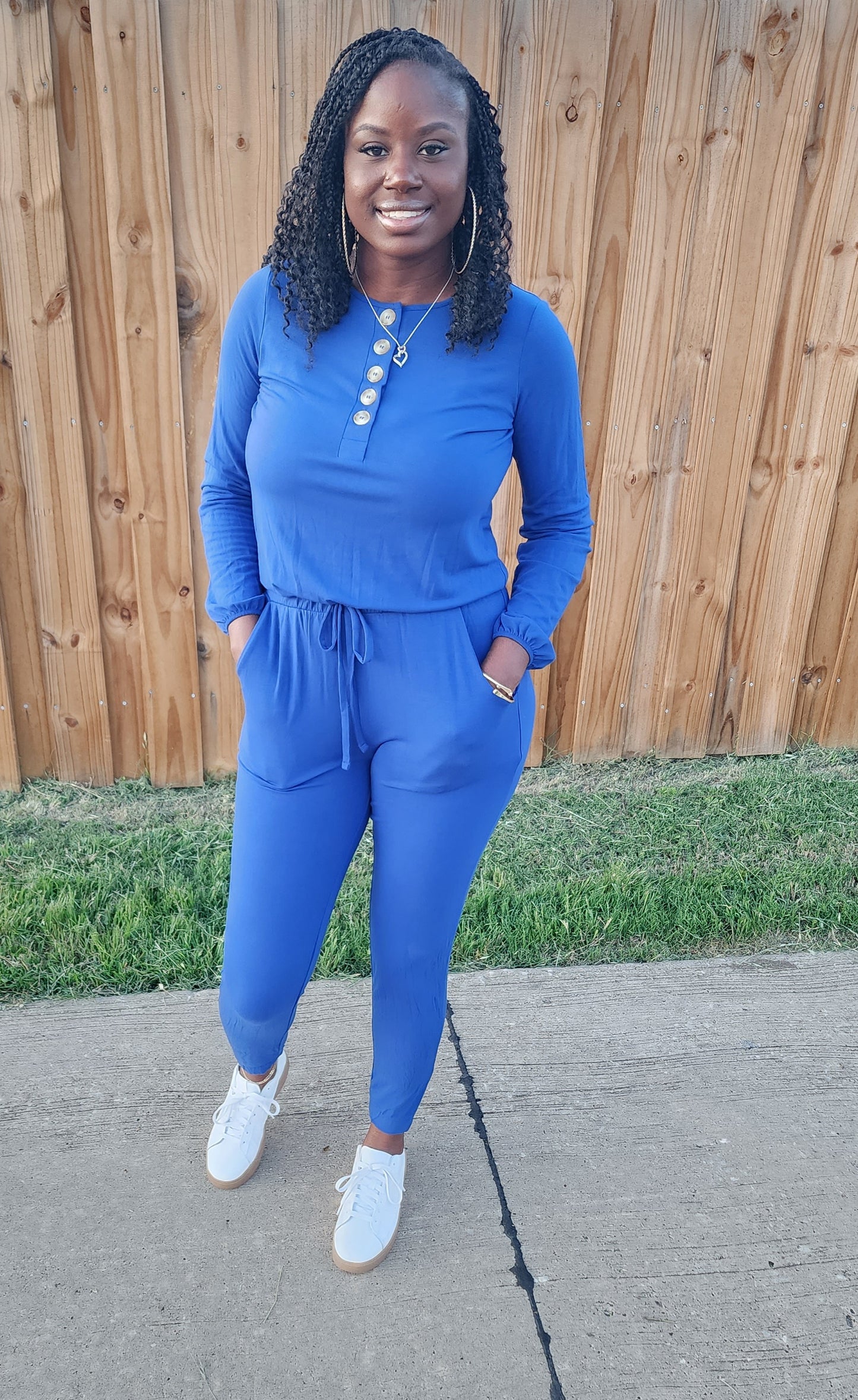 Jada Jumpsuit (Royal Blue)