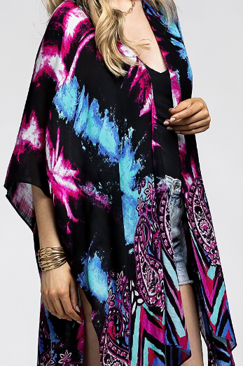 Cosmic Multi Color kimono