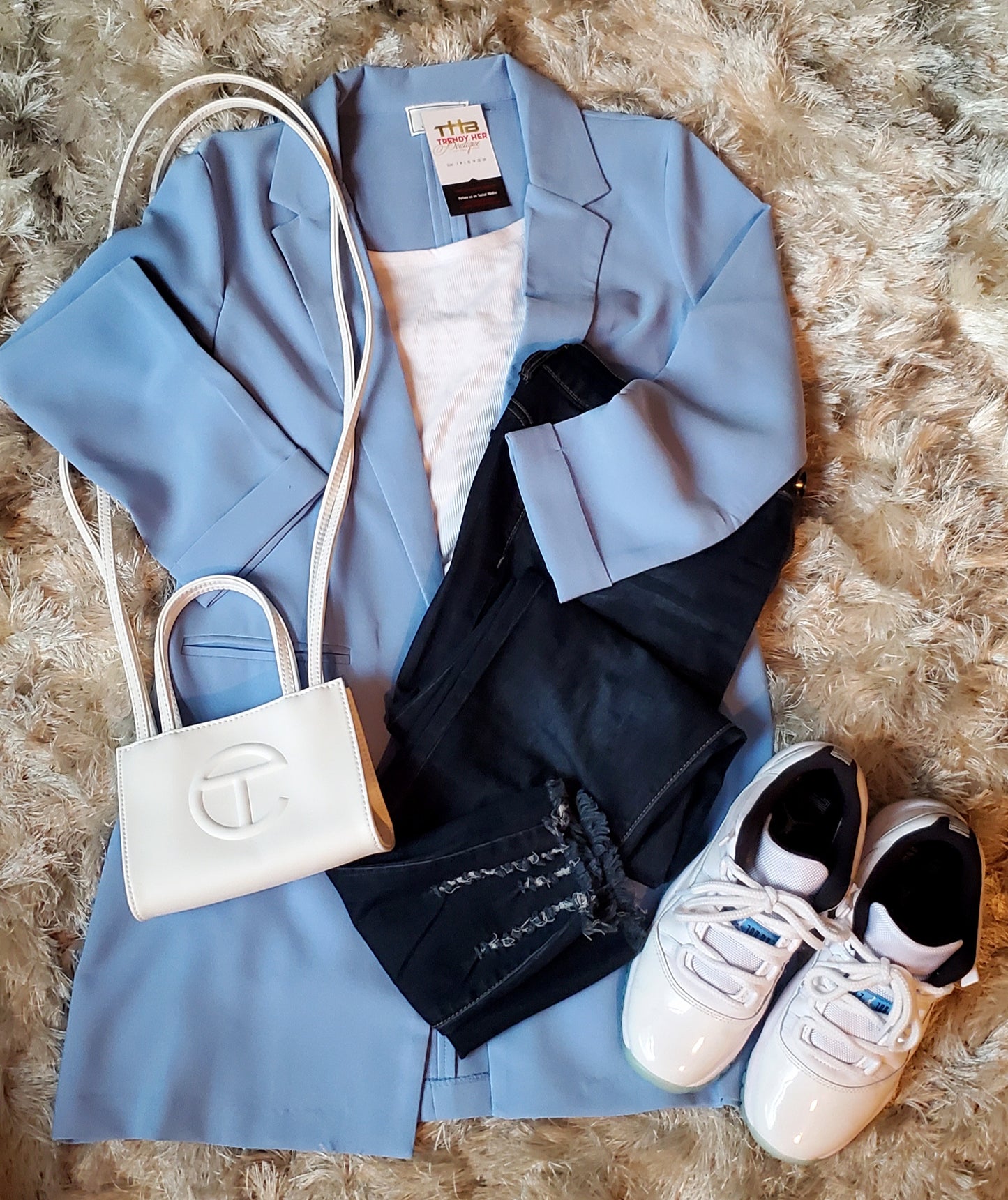 The Chic Blazer (Sky Blue)