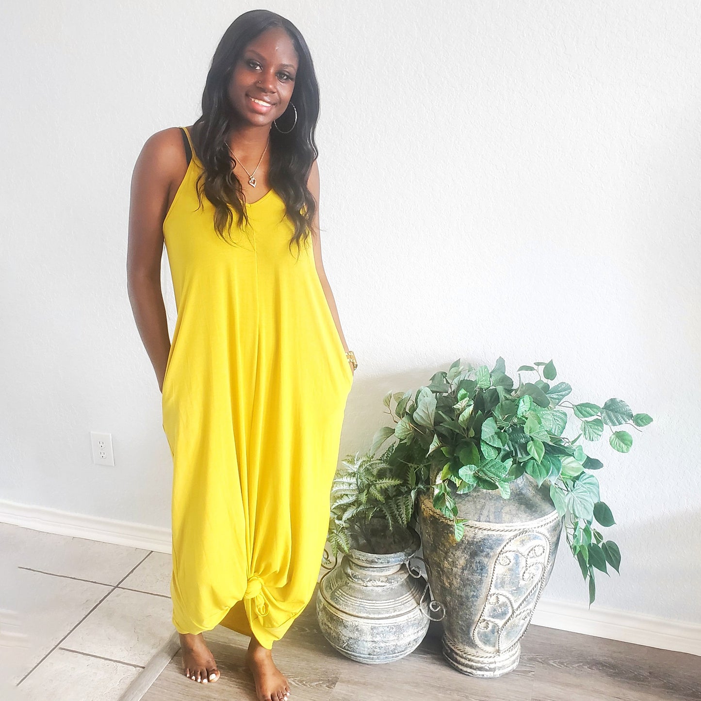 Keeping it Simple Maxi Dress (Golden)