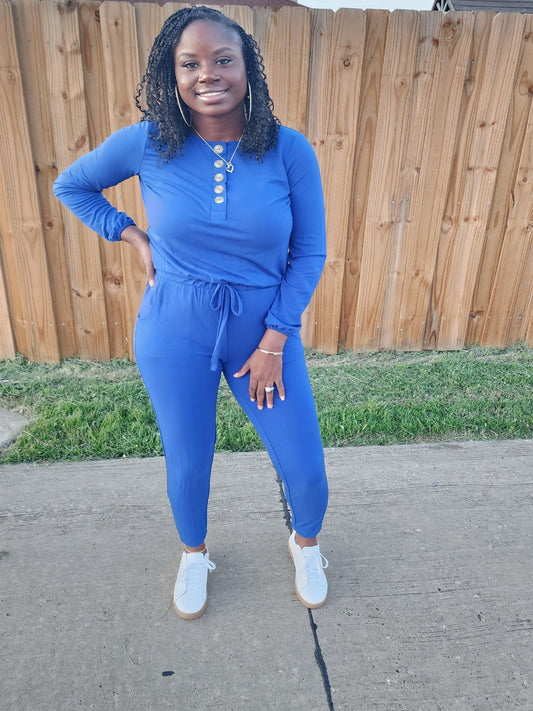 Jada Jumpsuit (Royal Blue)