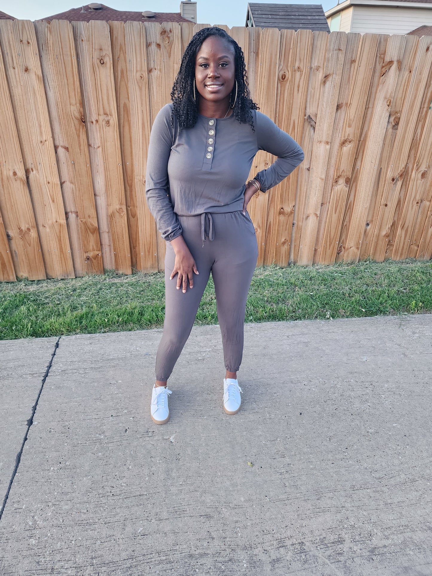 Jada Jumpsuit (Charcoal)
