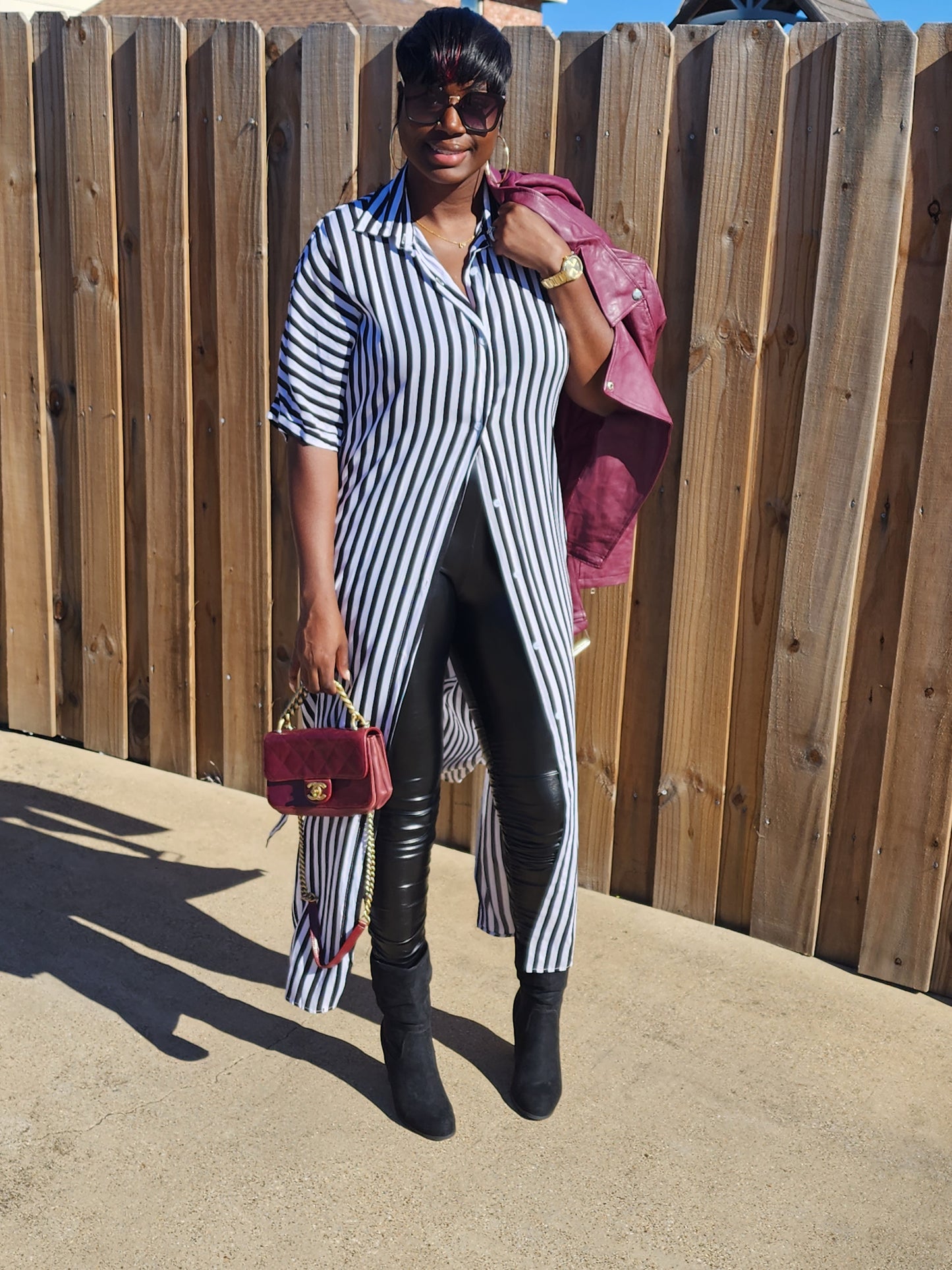 black striped shirt dress Amazon.com: ZOCAVIA Womens Black Striped Shirt Dress Casual Elegant Summer Half Sleeve V Neck Button Down Maxi Dresses Side Slit Shift Dress Spring Flowy Long Dress Kaftan : Clothing, Shoes & Jewelry