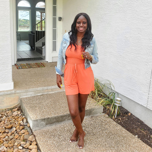 Simply Spring Romper (Ash Copper)