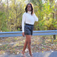 Vegan Leather Paper bag Shorts (4 colors)