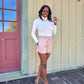 Vegan Leather Paper bag Shorts (4 colors)