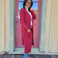 Starbucks Cardigan (Burgundy)