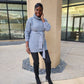 Turtleneck Sweater (Gray)