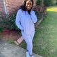 Essential Solid Color Jogger Set (Gray)